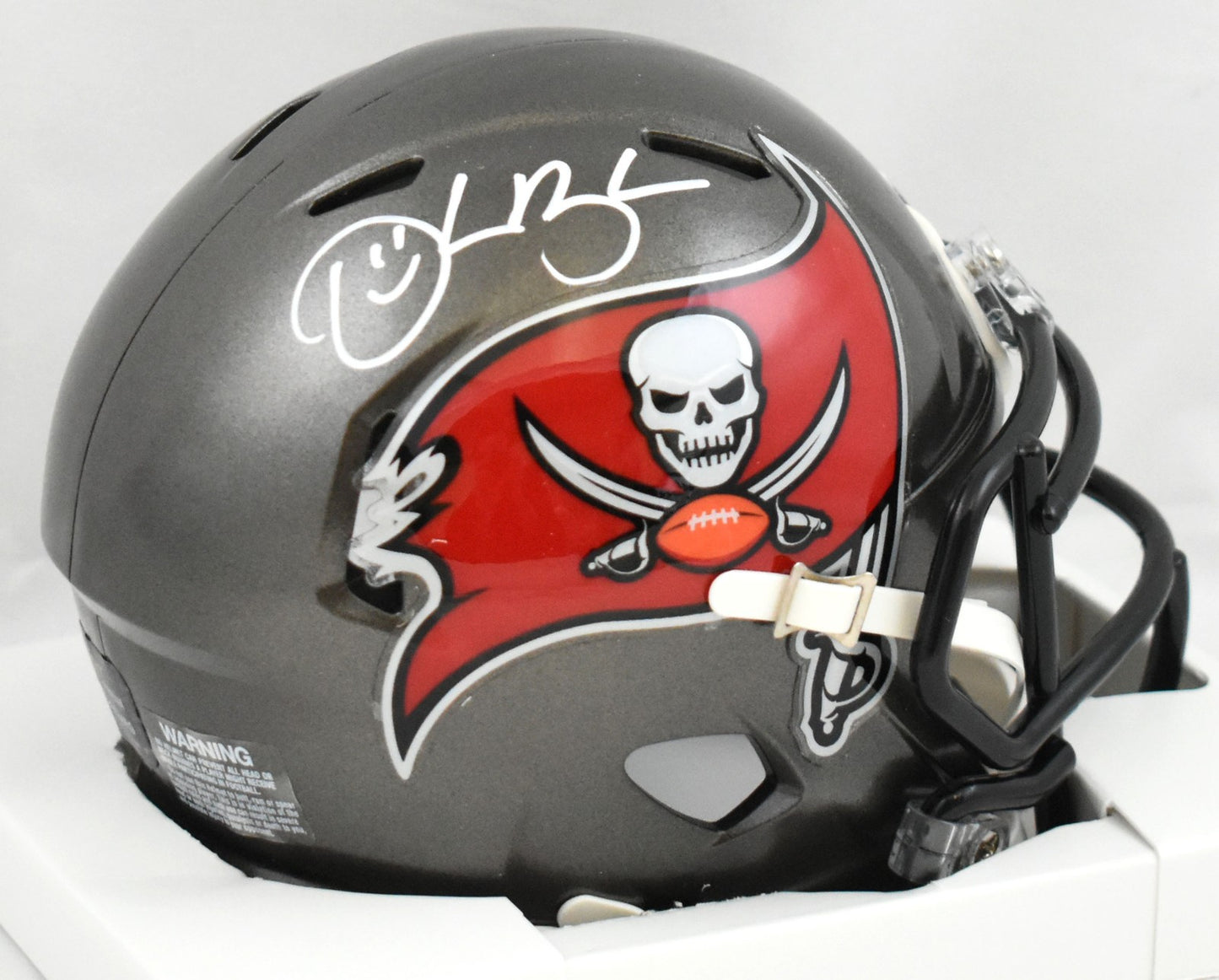 Derrick Brooks Signed Tampa Bay Buccaneers Speed Mini Helmet