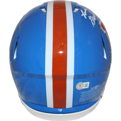 Randy Gradishar Signed Denver Broncos Authentic Helmet Orange Crush