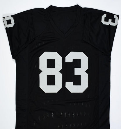 Ted Hendricks Signed Black Custom Football Jersey (HOF Inscribed)