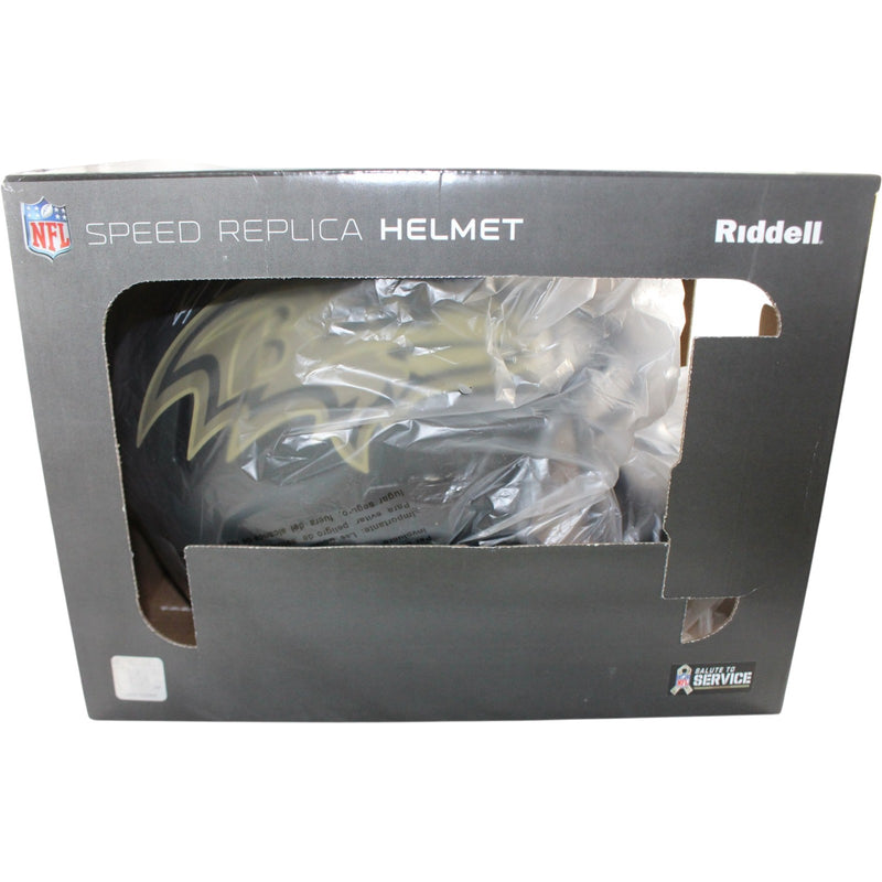 Ray Lewis Signed Baltimore Ravens 2025 Salute to Service Full Size Helmet