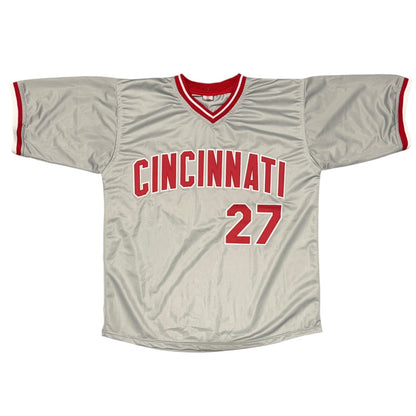 Jose Rijo Signed Cincinnati Reds Custom Jersey (1990 WS MVP) JSA Witness