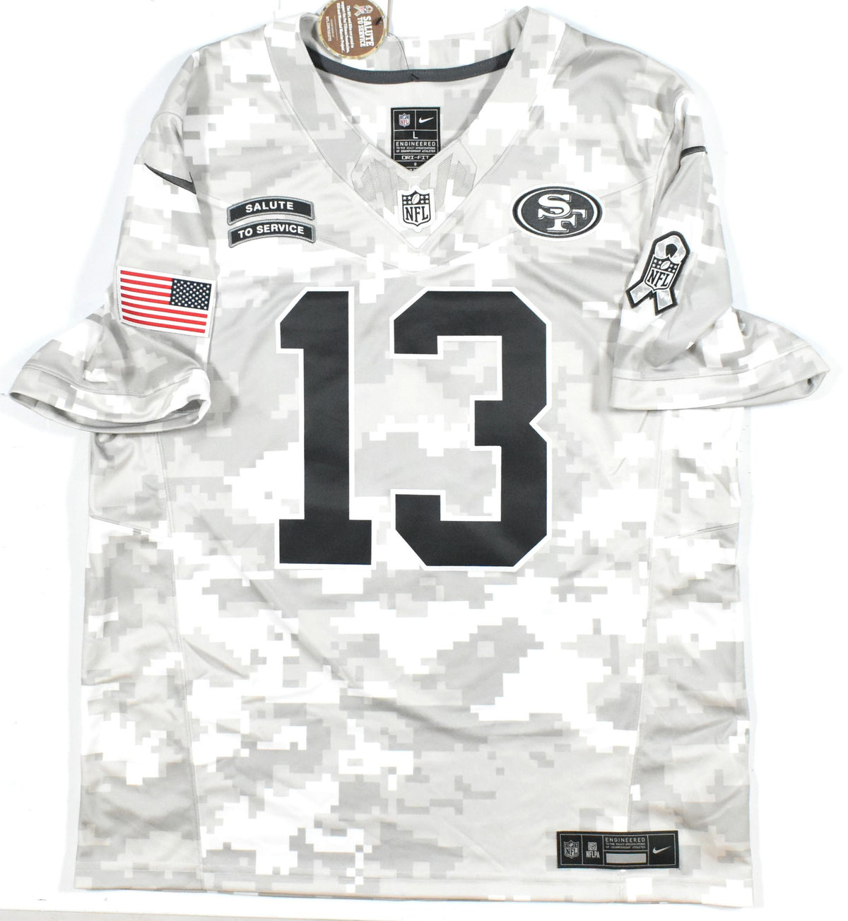 Brock Purdy Autographed San Francisco 49ers Salute to Service Jersey