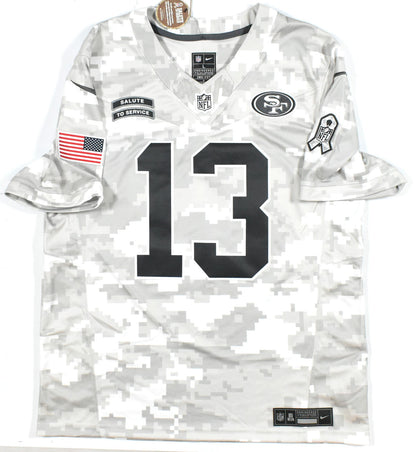 Brock Purdy Autographed San Francisco 49ers Salute to Service Jersey