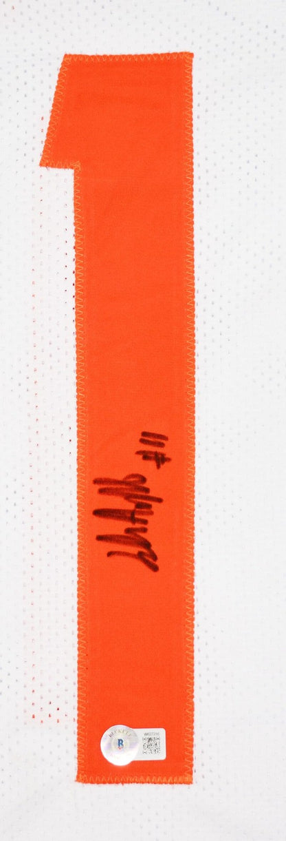 Jalin Hyatt Signed Tennessee Volunteers White Custom Jersey