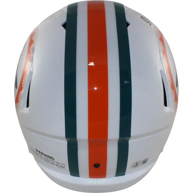 Devon Achane Miami Dolphins Autographed Full Size Tribute Helmet