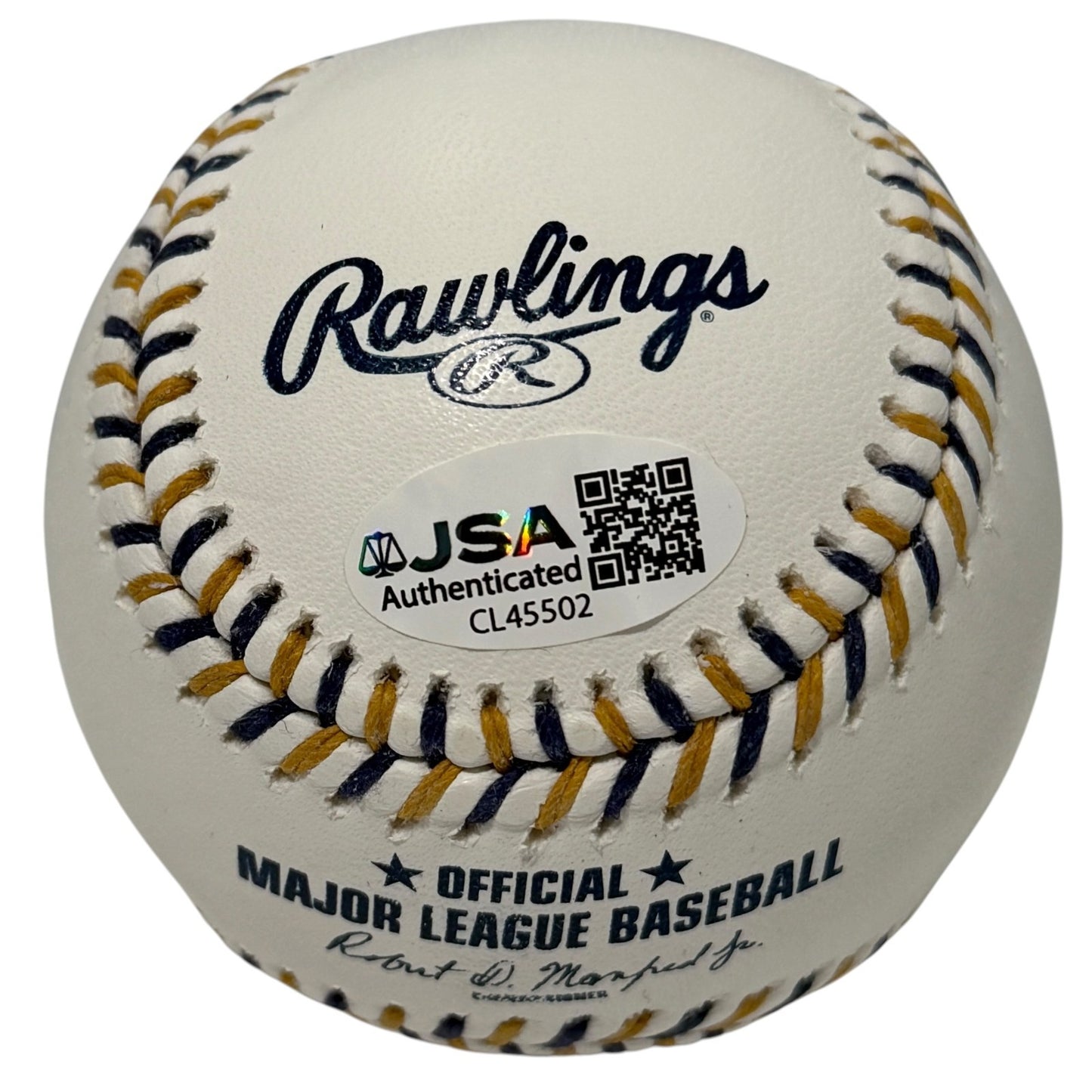 Jett Williams Signed Milwaukee Brewers Logo Baseball JSA COA