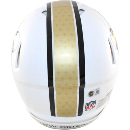 Alvin Kamara Signed New Orleans Saints 2025 Alternate Pro Helmet