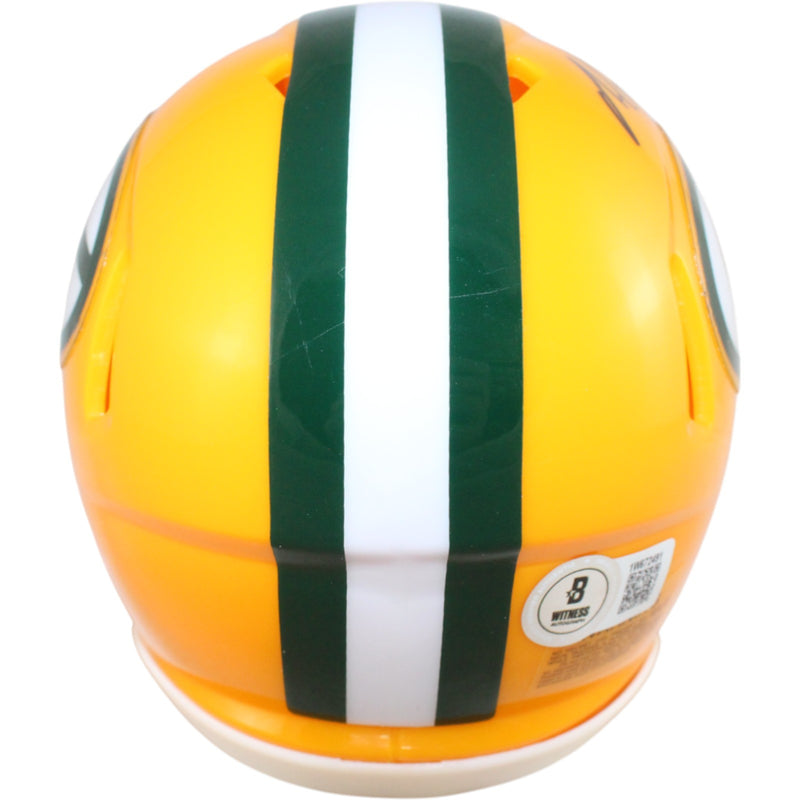 Matthew Golden Green Bay Packers Autographed Speed Mini Helmet
