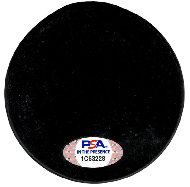 Billy Smith Signed NHL Hall of Fame Induction Puck (HOF 93 Inscription)