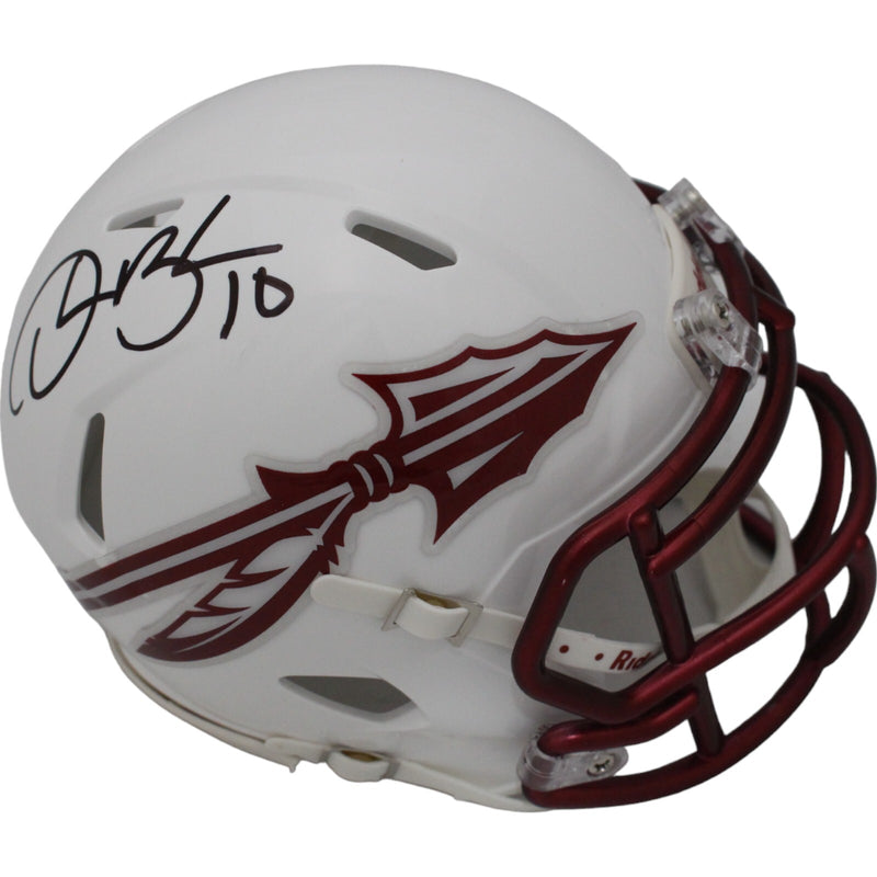 Derrick Brooks Signed Florida State Seminoles White Mini Helmet