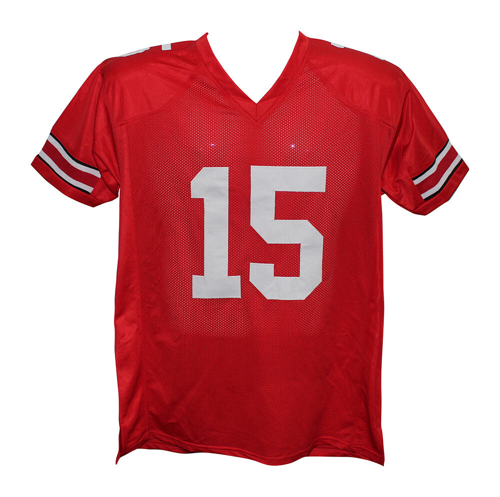Ezekiel Elliott Autographed Ohio State Buckeyes Style Custom Jersey Beckett