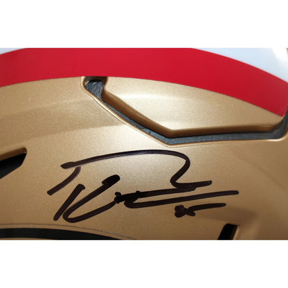 George Kittle Signed San Francisco 49ers Full Size Speedflex Helmet