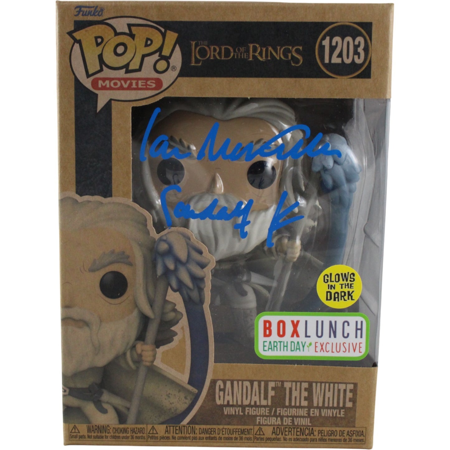 Ian McKellen Signed Gandalf Lord of the Rings Funko Pop! #1203