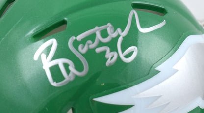 Brian Westbrook Signed Philadelphia Eagles 2023 Alternate Mini Helmet