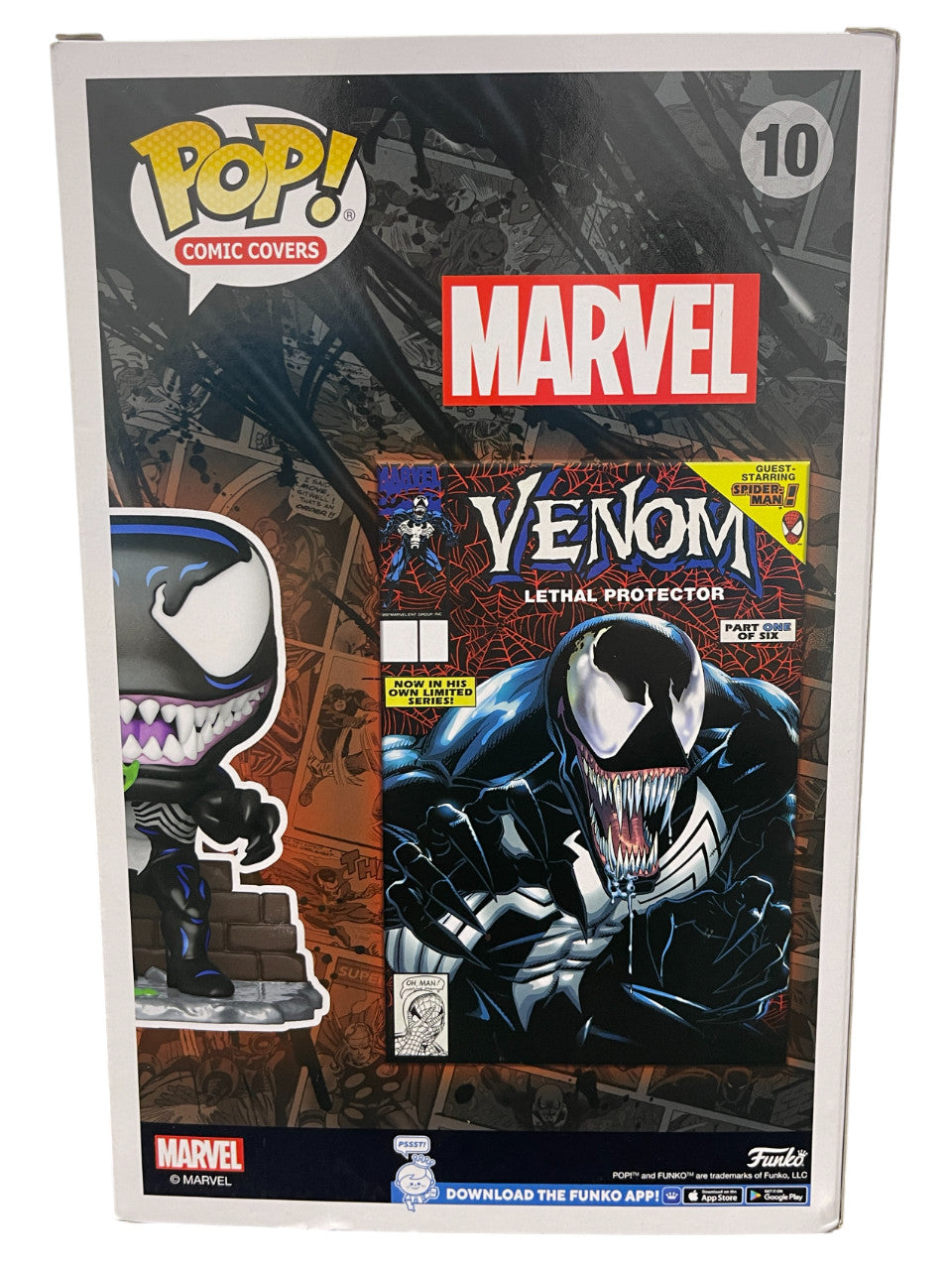 Tom Hardy Signed Venom Funko Pop #10 with Sam De La Rosa Sketch
