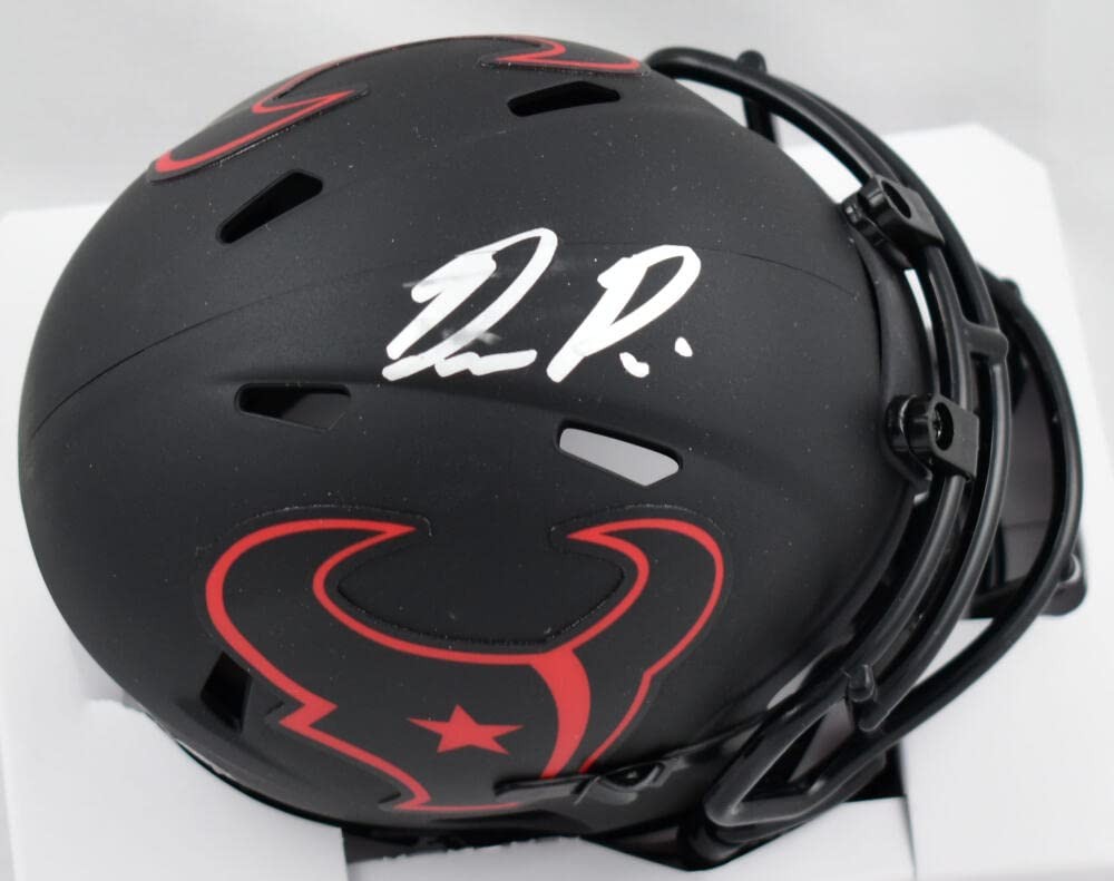 Dameon Pierce Autographed Houston Texans Eclipse Speed Mini Helmet