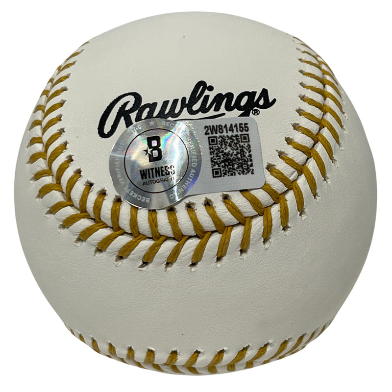 Mike Lowell Autographed Rawlings Gold Glove Baseball (Beckett COA)