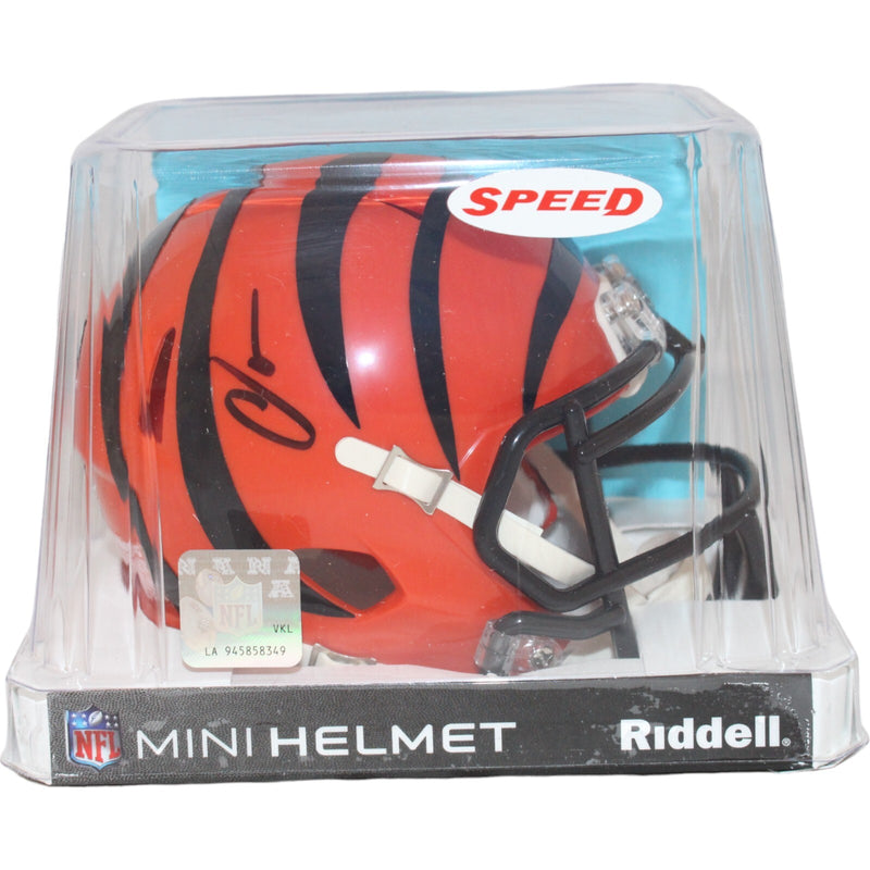 Chad Johnson Cincinnati Bengals Autographed Mini Helmet