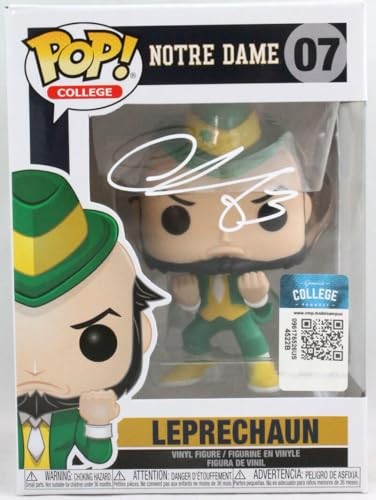 Chase Claypool Signed Notre Dame Funko Pop Figurine