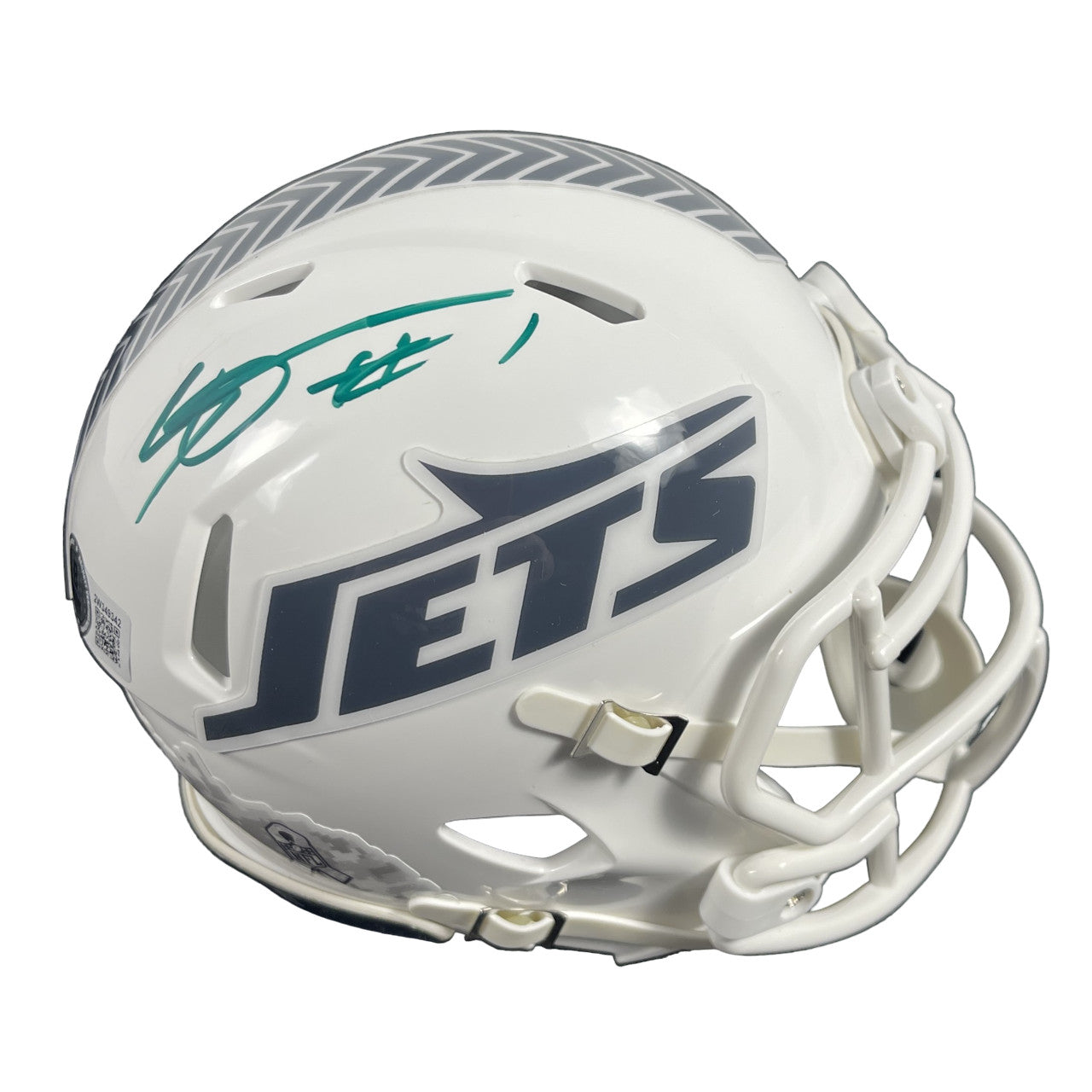 Sauce Gardner Signed New York Jets 2024 Salute Mini Helmet (Beckett WIT)