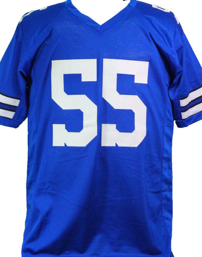Lee Roy Jordan Signed Dallas Cowboys Custom Blue Jersey
