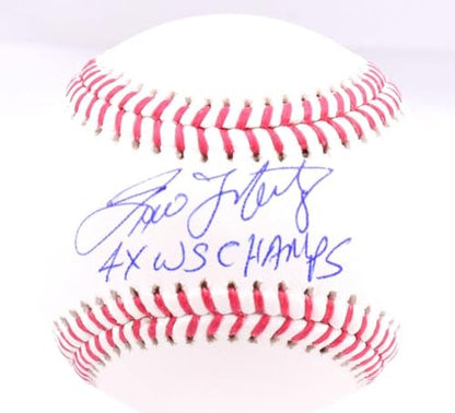 Tino Martinez Autographed Rawlings Official MLB Baseball "4x WS Champs"