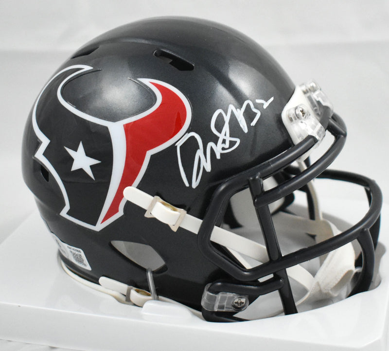 David Montgomery Signed Houston Texans Speed Mini Helmet