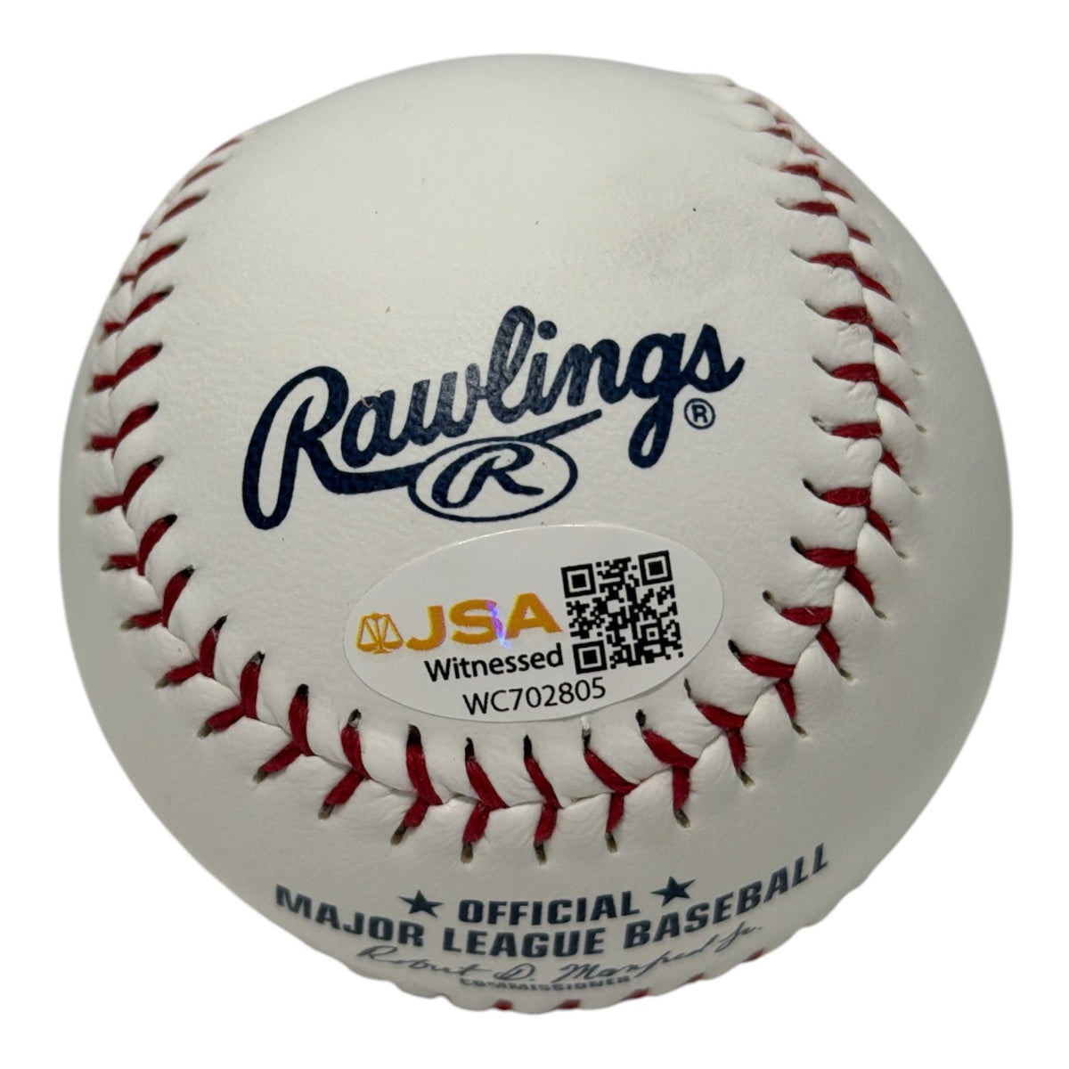 John Rocker Signed Atlanta Braves Logo Baseball (F**K the Mets Inscription)