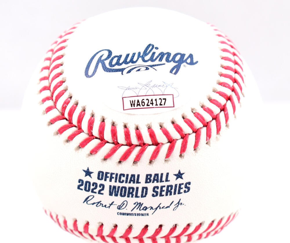 Chas McCormick Signed 2022 World Series Baseball (WS Champs)