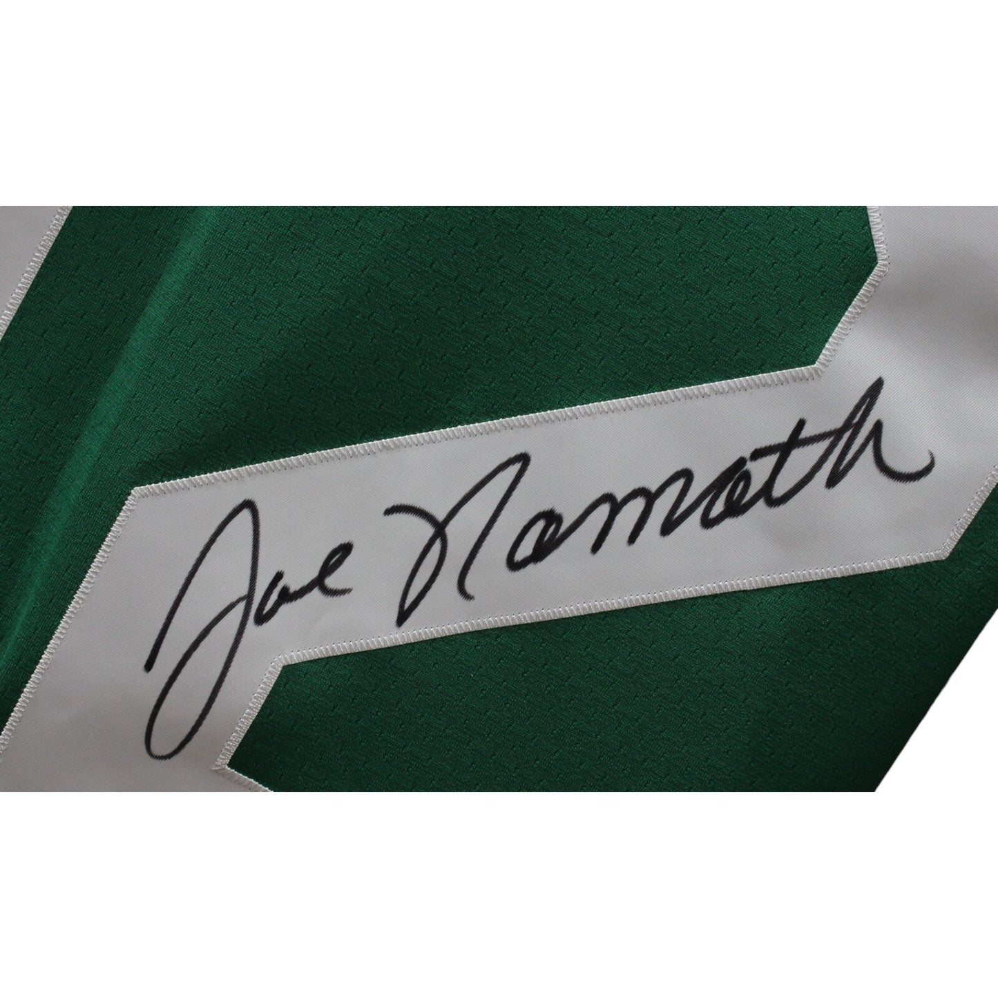 Joe Namath Signed New York Jets Green Mitchell & Ness Jersey