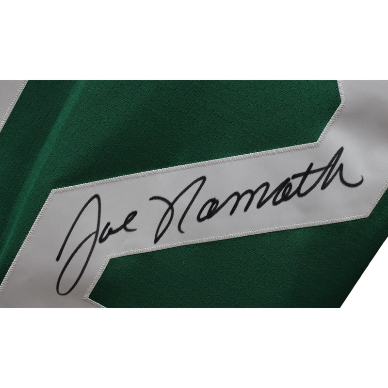 Joe Namath Signed New York Jets Green Mitchell & Ness Jersey