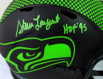 Steve Largent Autographed Seattle Seahawks Eclipse Mini Helmet