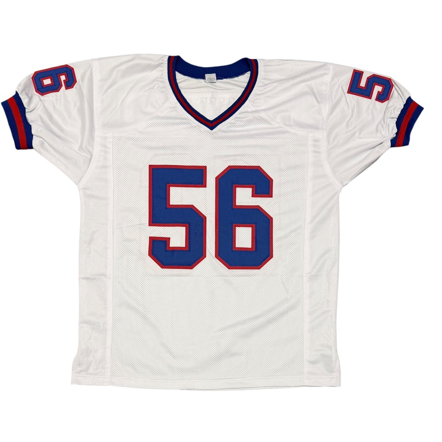 Lawrence Taylor Signed New York Giants Custom Football Jersey (BAS Witness)