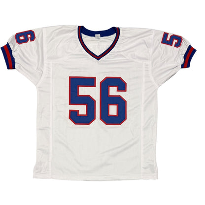 Lawrence Taylor Signed New York Giants Custom Football Jersey (BAS Witness)