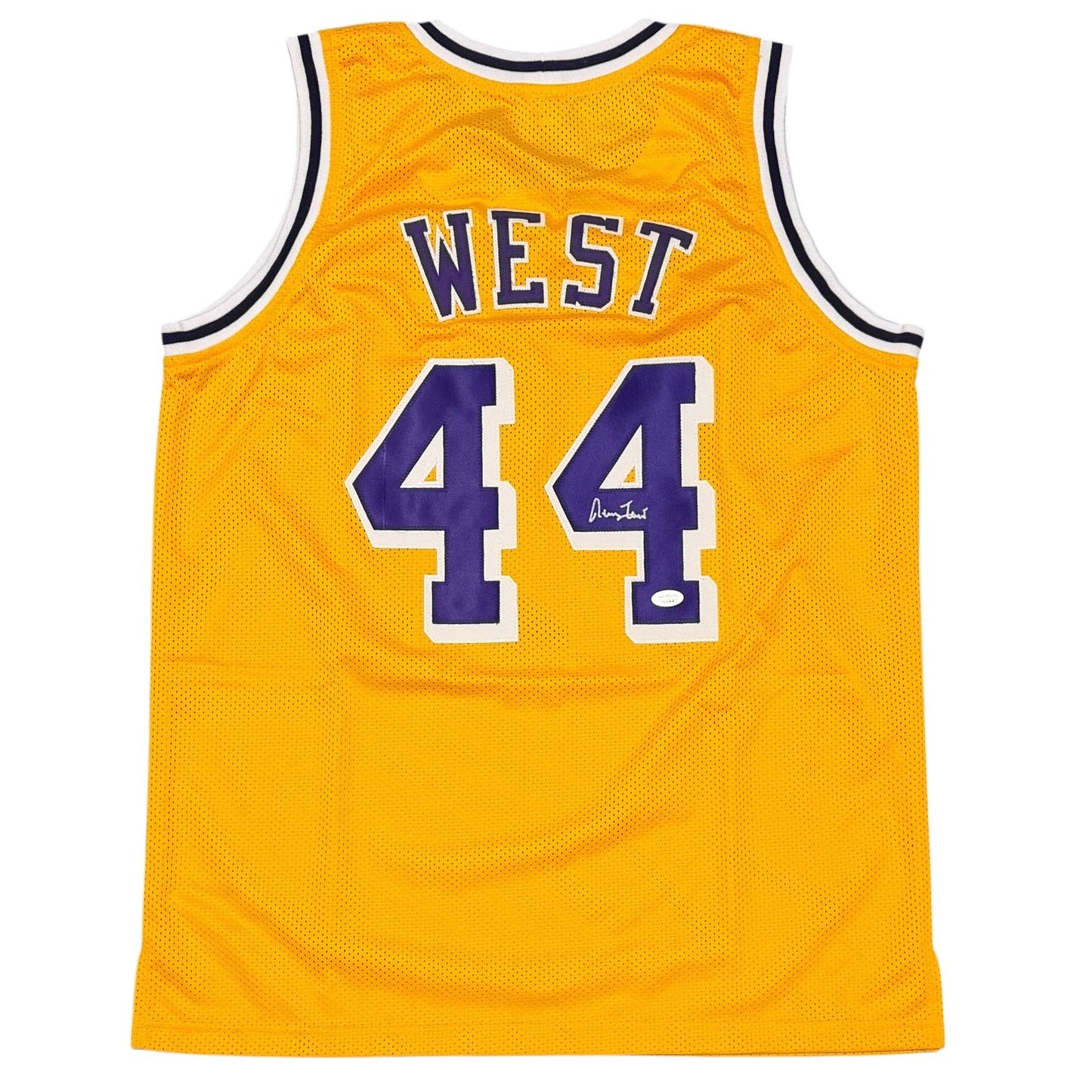 Jerry West Los Angeles Lakers Autographed Custom Jersey (JSA COA)