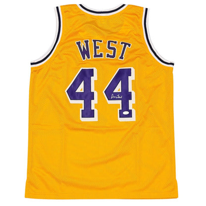 Jerry West Los Angeles Lakers Autographed Custom Jersey (JSA COA)