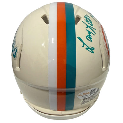 Larry Little Signed Miami Dolphins Retro Mini Helmet (JSA)