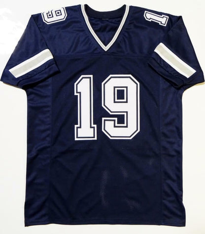 Amari Cooper Autographed Blue Custom Pro Style Jersey