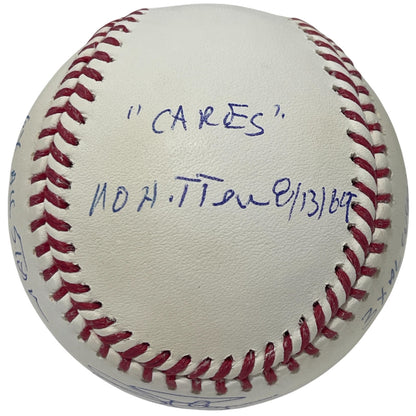 Jim Palmer Signed Baltimore Orioles ROMLB Baseball (9 Inscriptions) JSA COA