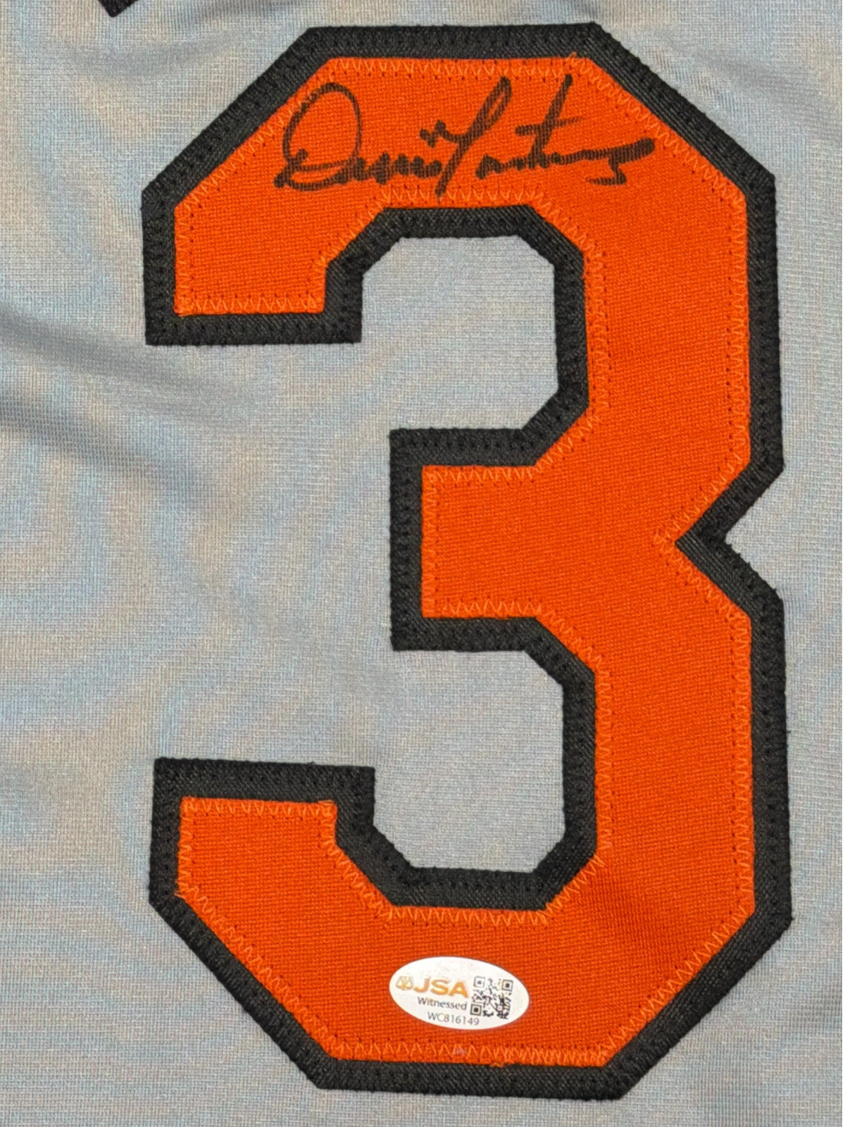 Dennis Martinez Signed Baltimore Orioles Custom Jersey