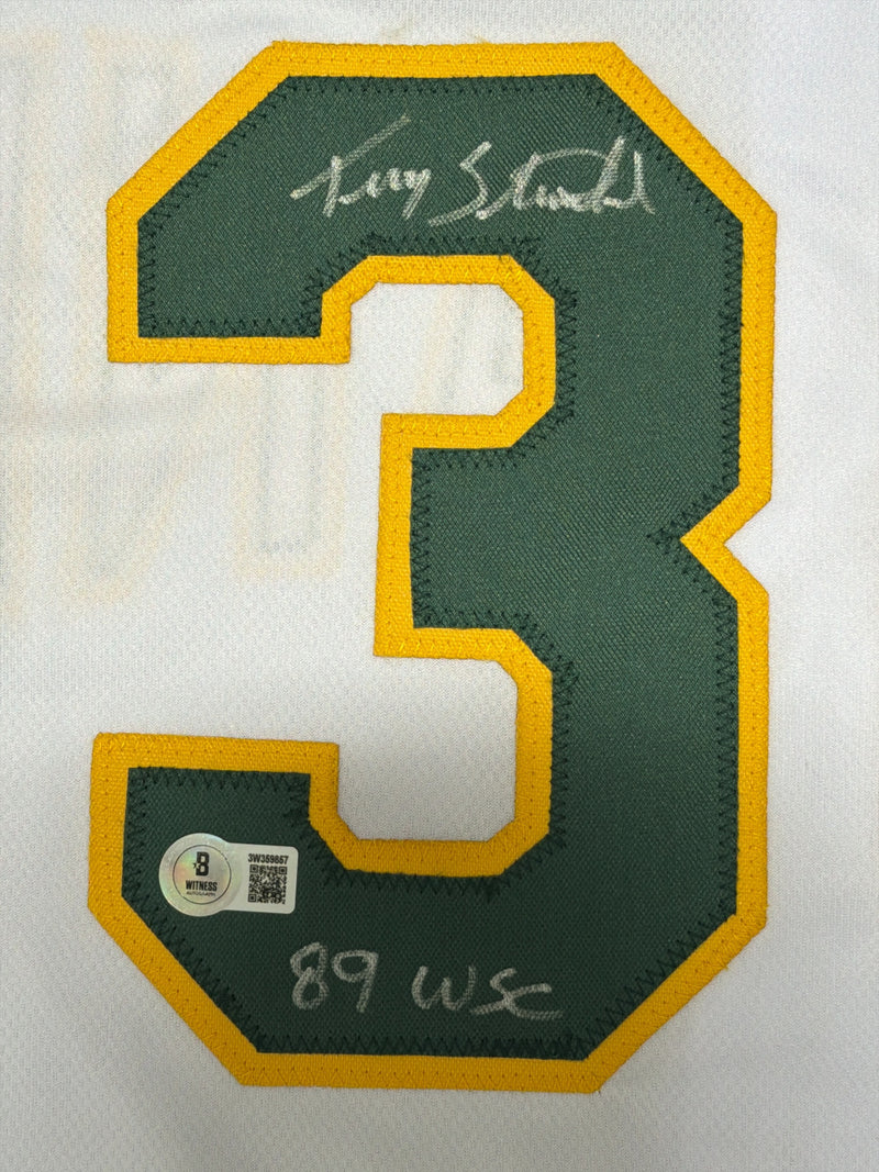 Terry Steinbach Signed Oakland Athletics Custom Jersey