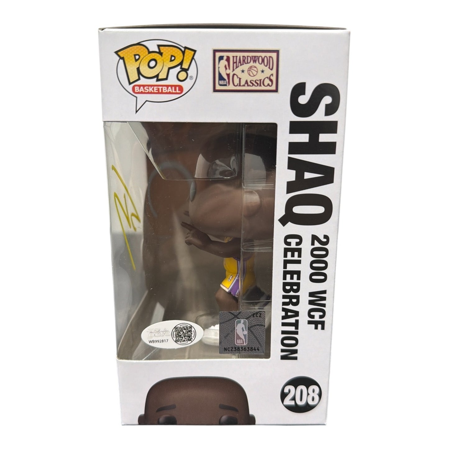 Shaquille O'Neal Signed Lakers 2000 WCF Celebration Funko Pop #208