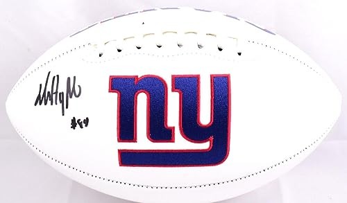 Jalin Hyatt Signed New York Giants Logo Football (Black)