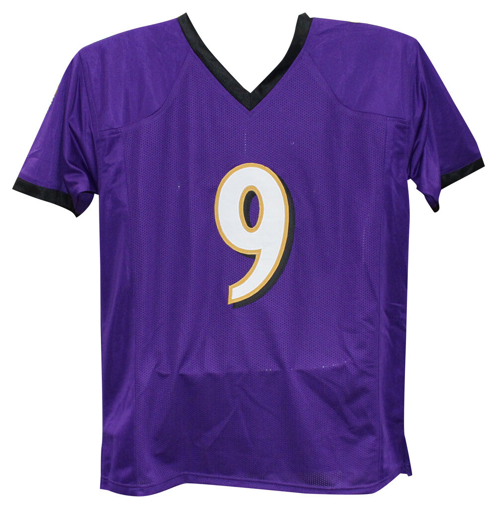 Justin Tucker Autographed Baltimore Ravens Custom Football Jersey