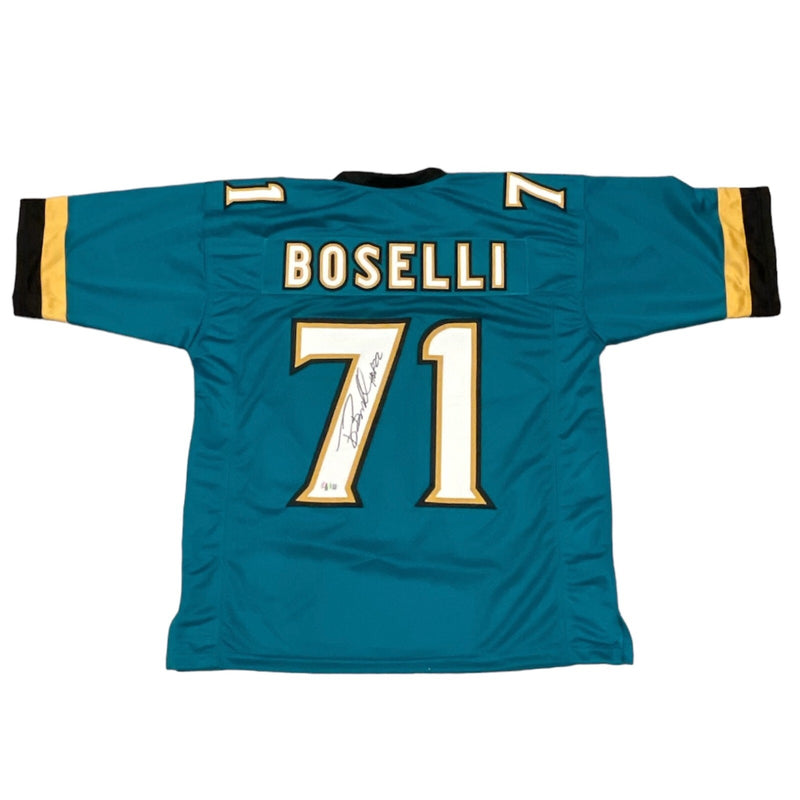 Tony Boselli Jacksonville Jaguars Signed Custom Jersey HOF 22 (Beckett)