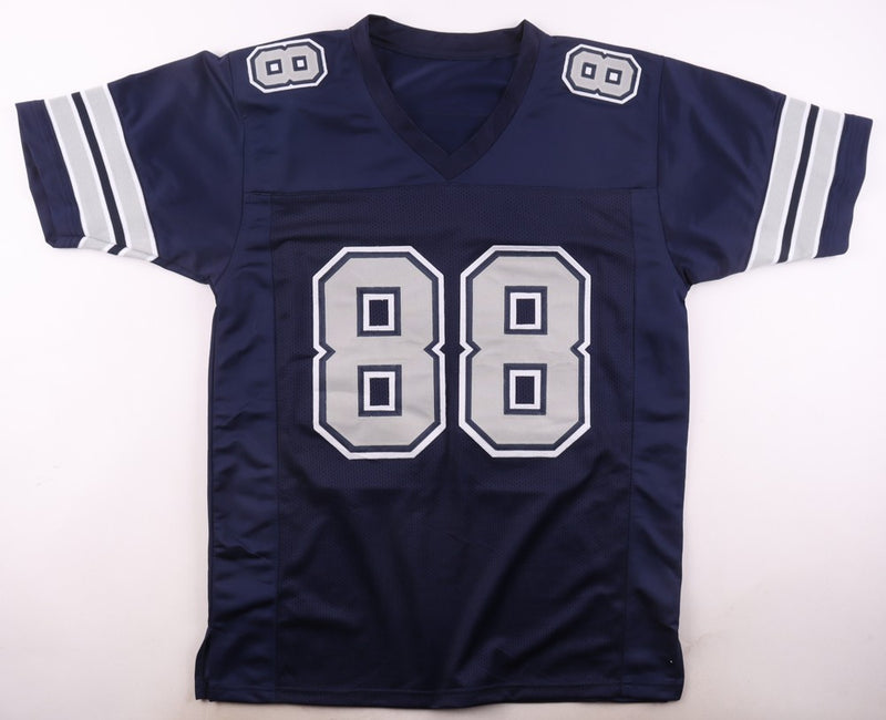 Drew Pearson Autographed Dallas Cowboys Dark Blue Custom Jersey