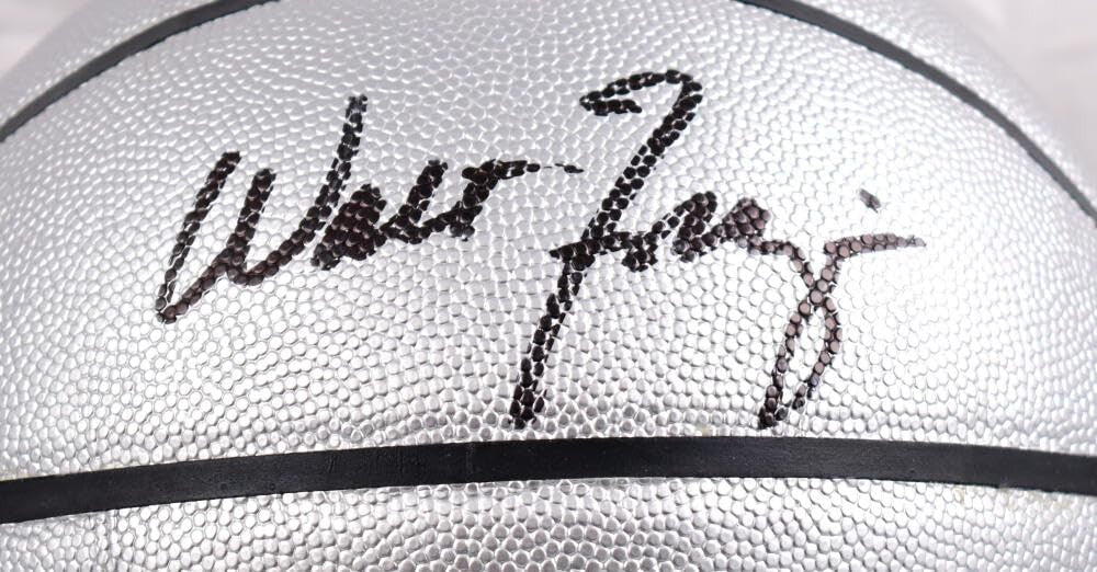 Walt Frazier Autographed Official NBA Wilson Platinum Basketball