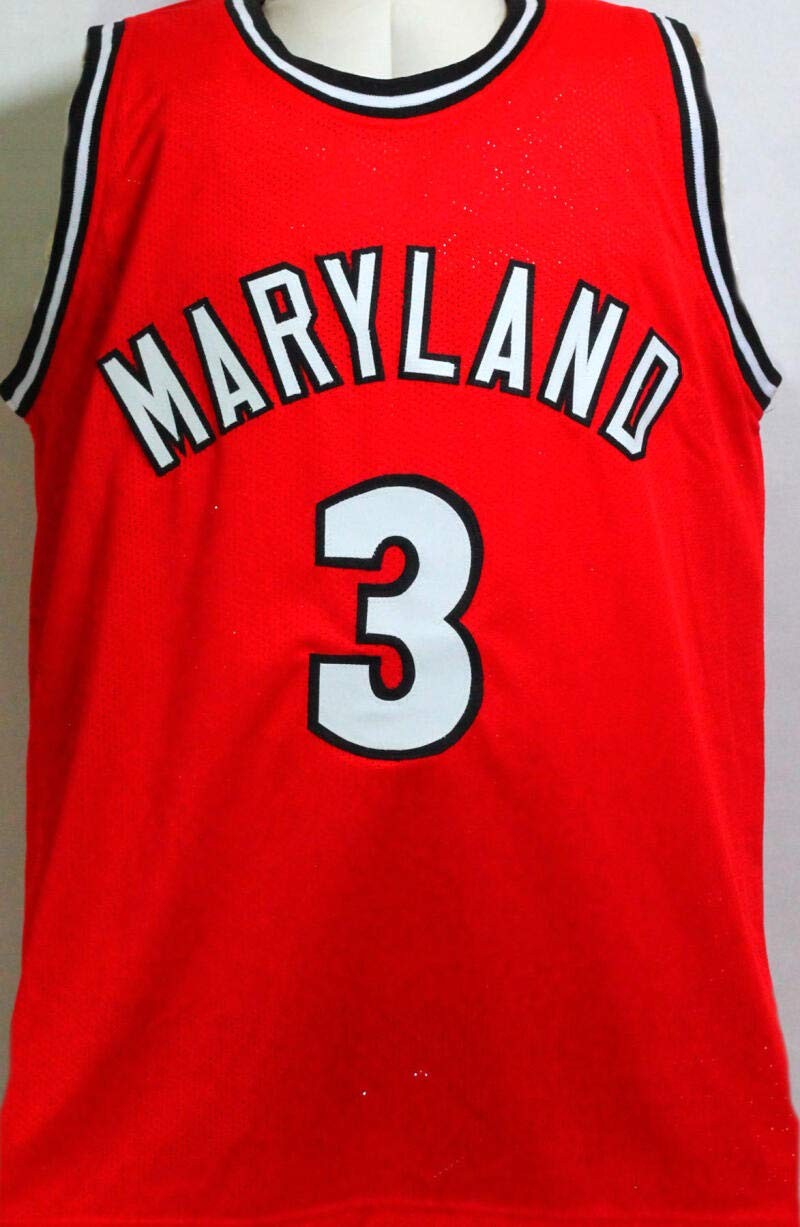 Steve Francis Autographed Red College Style Custom Jersey