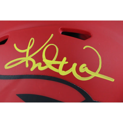 Kurt Warner Arizona Cardinals Rave Mini Helmet Autographed