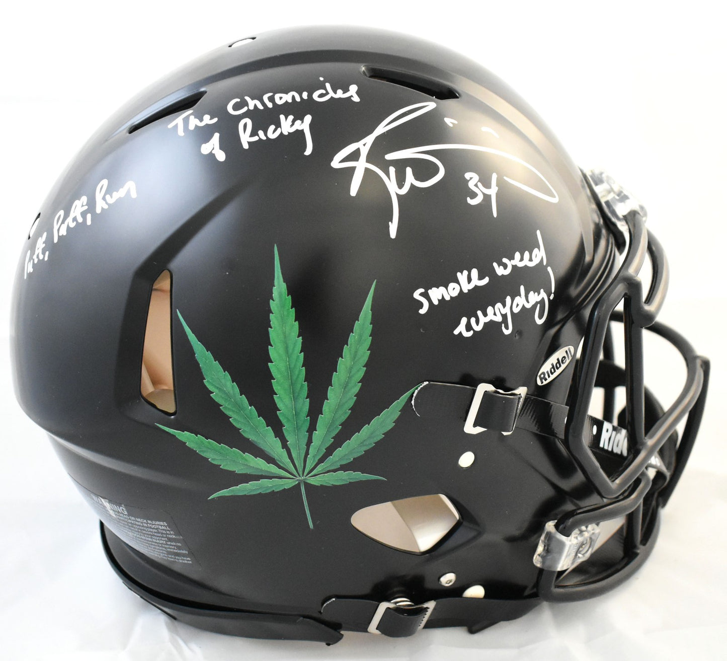 Ricky Williams Signed Miami Dolphins Custom Full Size Authentic Helmet
